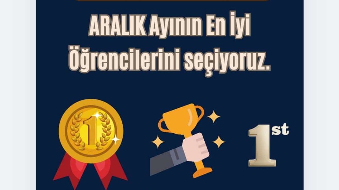 Aralık Ay'ının En İyi Öğrencilerini Seçiyoruz